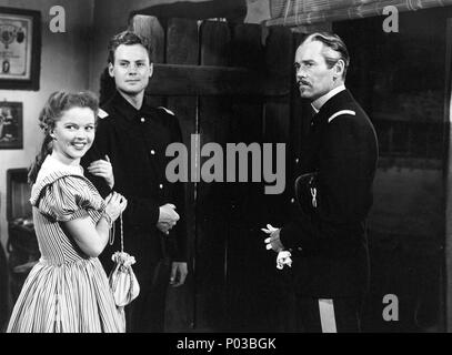 Original Film Titel: FORT APACHE. Englischer Titel: FORT APACHE. Regisseur: John Ford. Jahr: 1948. Stars: Henry Fonda; Shirley Temple; JOHN AGAR. Credit: RKO RADIO/Album Stockfoto