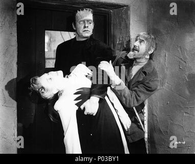 Original Film Titel: DER GEIST VON FRANKENSTEIN. Englischer Titel: DER GEIST VON FRANKENSTEIN. Film Regie: ERLE C. KENTON. Jahr: 1942. Stars: Bela Lugosi; GLENN STRANGE; EVELYN ANKERS. Quelle: UNIVERSAL PICTURES/Album Stockfoto