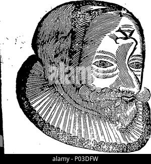 . Englisch: Fleuron aus dem Buch: Zeichen einer Turn-Mantel: oder, Das wahre Bild einer englischen Monster. 34 Ein Zeichen der Mantel - oder das wahre Bild einer englischen Monster. Fleuron T 030426-1 Stockfoto