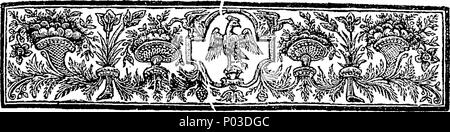 . Englisch: Fleuron aus Buch: eine Gebühr an den Klerus, die auf dem primären Visitation der Diözese Sarum, im Jahr, MDCCXXVI. Von Benjamin, Herr Bischof der Diözese. 34 eine Gebühr an den Klerus, die auf dem primären Visitation der Diözese Sarum, im Jahr, MDCCXXVI Fleuron T 030451-4 Stockfoto