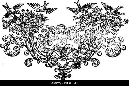 . Englisch: Fleuron aus Buch: eine Gebühr bei einer Visitation, für die erzdiakonie von Northumberland. Im Jahr, M, DCC, LIX. Von Thomas Robinson, D.D. Erzdiakon von Northumberland. Auf Antrag des Klerus veröffentlicht. 34 eine Gebühr, die bei der VISITATION, gehalten für die erzdiakonie von Northumberland Fleuron T 030455-1 Stockfoto