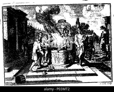 . Englisch: Fleuron aus Buch: ein Kommentar auf der historischen Bücher des Alten Testaments, nämlich Genesis. Exodus. 3.Mose. Zahlen. Deuteronomium. Joshua. Richter. Ruth. I. Samuel. Ii. Samuel. I. in der Könige. Ii. Könige. I. in der Chronik. Ii. Chroniken. Esra. Nehemia. Esther. In zwei Bänden. Durch die richtige Hochwürden in Gott, Dr. Patrick Symon, Ende Herrn Bischof von Ely. 52 ein Kommentar auf der historischen Bücher des Alten Testaments, viz Fleuron T 144014-18 Stockfoto