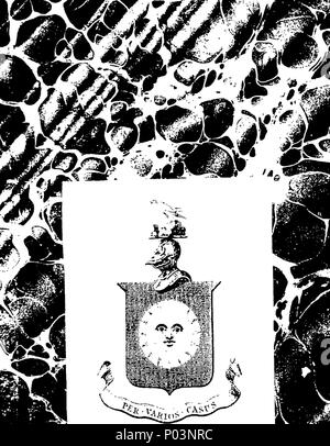 . Englisch: Fleuron aus Buch: ein vergleichender Überblick über den Zustand und die Fähigkeiten des Menschen mit der Welt der Tiere. Von John Gregory, M.D.F.R.S. Professor für Medizin an der Universität von Edinburgh, und erste Arzt Seiner Majestät in Schottland. 55 ein vergleichender Überblick über den Zustand und die Fähigkeiten des Menschen mit der Tierwelt Fleuron T 109260-1 Stockfoto