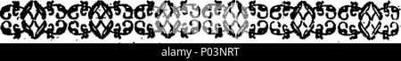 . Englisch: Fleuron aus Buch: ein vergleichender Überblick über den Zustand und die Fähigkeiten des Menschen mit der Welt der Tiere. 55 ein vergleichender Überblick über den Zustand und die Fähigkeiten des Menschen mit der Welt der Tiere. Fleuron T 138024-3 Stockfoto