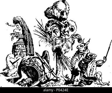 . Englisch: Fleuron aus Buch: eine kritische Bilanz der Darsteller auf drury-lane Theater. Für die letzte Saison 1765. 76 eine kritische Bilanz der Darsteller auf drury-lane Theater. Für die letzte Saison 1765. Fleuron N 046210-1 Stockfoto