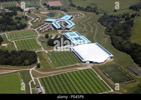 Luftaufnahme von St. George's Park, England Training Boden laufen durch die FA Stockfoto