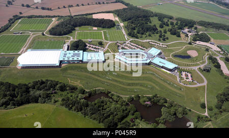 Luftaufnahme von St. George's Park, England Training Boden laufen durch die FA Stockfoto