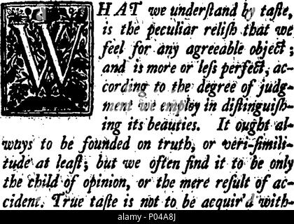. Englisch: Fleuron aus Buch: eine kritische Überprüfung der Publick Gebäude, Statuen und Ornamente in und um London und Westminster. Mit dem Präfix. Die Dimensionen der Kirche St. Peter in Rom und der St. Paul's Cathedral in London. 76 eine kritische Überprüfung der Publick Gebäude, Statuen und Ornamente in und über London und Westminster Fleuron T 056391-3 Stockfoto