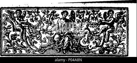 . Englisch: Fleuron aus Buch: eine kritische Überprüfung der Publick Gebäude, Statuen und Ornamente in und um London und Westminster. Mit dem Präfix. Die Dimensionen der Kirche St. Peter in Rom und der St. Paul's Cathedral in London. 76 eine kritische Überprüfung der Publick Gebäude, Statuen und Ornamente in und über London und Westminster Fleuron T 056391-7 Stockfoto