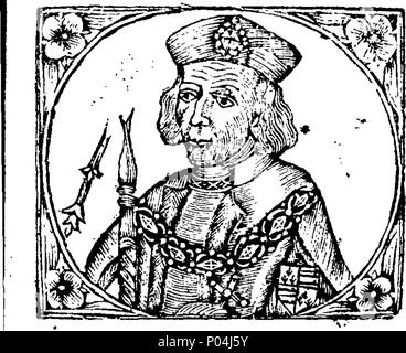 . Englisch: Fleuron aus Buch: A compendious Geschichte der Könige von England: von König Wilhelm der Erste, (in der Regel der Eroberer genannt) bis zum zehnten Jahr der Herrschaft seiner Majestät, unseren Soveraign Herr König George; geben einen Überblick über die wichtigsten Angelegenheiten sowohl in Kirche und Staat, während jeder Herrschaft. Mit einem besonderen Verhältnis der Preston Rebellion, und der späte Horrid Conspiraty gegen Seine Majestät König George. Mit dem Bild der einzelnen Monarchen als Präfix vor seiner Regierungszeit. 56A compendious Geschichte der Könige von England - von König Wilhelm der Erste Fleuron T 146 Stockfoto