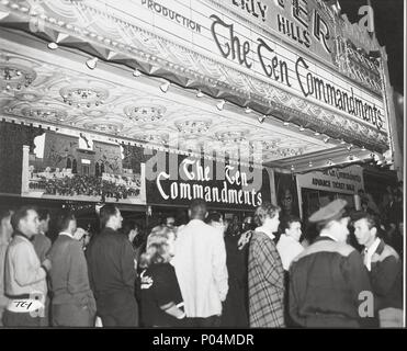 Original Film Titel: DIE ZEHN GEBOTE. Englischer Titel: DIE ZEHN GEBOTE. Regisseur: CECIL B DEMILLE. Jahr: 1956. Quelle: Paramount Pictures/Album Stockfoto