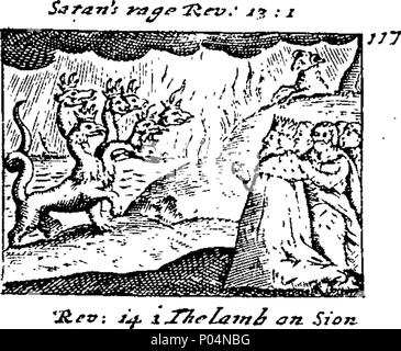 . Englisch: Fleuron aus Buch: A compendious Geschichte des Alten und Neuen Testaments, die von der Heiligen Bibel extrahiert und für alle Kapazitäten angepasst. Wobei der Leser kann aktiviert werden, auf einfache und schnelle Art und Weise, in der Heiligen Schrift gelernt werden. Mit 120 Kupfer-Platten. 56A compendious Geschichte des Alten und Neuen Testaments, die von der Heiligen Bibel entnommen und angepasst an alle Kapazitäten Fleuron T 164172-57 Stockfoto