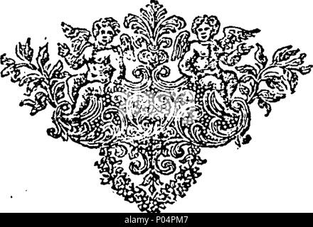 . Englisch: Fleuron aus Buch: A compleat Sammlung von englischen Sprüche, auch am meisten gefeierten Sprüche der Scotch, Italienisch, Französisch, Spanisch und andere Sprachen Die ganze Methodisch verdaut und illustriert mit Anmerkungen und Erklärungen. Durch die späte Rev. und gelernt, J. Ray, M. A. und Fellow der Royal Society, und Autor von der Weisheit Gottes in der Schöpfung. &C. &C. Zu dem wird hinzugefügt, (vom gleichen Autor geschrieben) eine Sammlung von englischen Wörtern in der Regel nicht verwendet, mit ihren Bedeutungen und Original in zwei Alphabetische Kataloge; einer, der wie sind die N Stockfoto