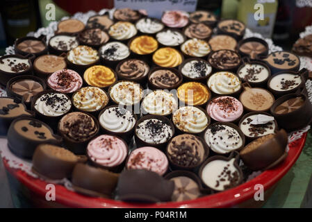 Gemischte Pralinen Stockfoto