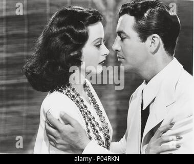 Original Film Titel: LADY DER TROPEN. Englischer Titel: LADY DER TROPEN. Regisseur: Jack Conway. Jahr: 1939. Stars: HEDY LAMARR; Robert (WIS) Taylor. Credit: M.G.M/Album Stockfoto