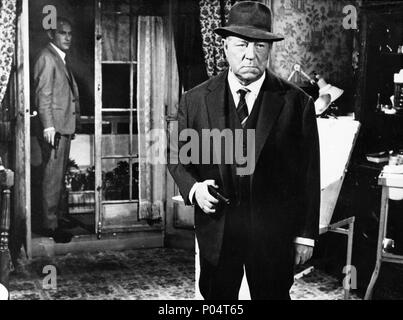 Original Film Titel: MAIGRET VOIT ROUGE. Englischer Titel: MAIGRET SIEHT ROT. Regisseur: GILLES GRANGIER. Jahr: 1963. Stars: JEAN GABIN. Credit: LES FILMS COPERNIC/Album Stockfoto