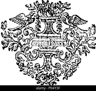 . Englisch: Fleuron aus Buch: eine Kopie eines Briefes schrieb von einem jungen shephrd [sic], an seinen Freund im Borrowdale. Zu dem wird hinzugefügt, ein Glossar der Cumberland Worte. 73 eine Kopie eines Briefes schrieb von einem jungen shephrd (sic), zu seinem Freund im Borrowdale Fleuron N 027618-5 Stockfoto