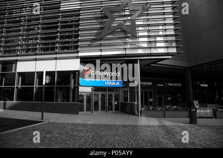 Cineworld Multi-plex IMAX-Kino an Kyle Cathie, Telford Stadtzentrum, Telford, Shropshire. Vereinigtes Königreich. 12. Mai 2018 Stockfoto