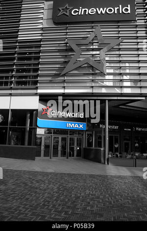 Cineworld Multi-plex IMAX-Kino an Kyle Cathie, Telford Stadtzentrum, Telford, Shropshire. Vereinigtes Königreich. 12. Mai 2018 Stockfoto