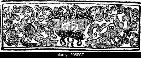 . Englisch: Fleuron aus Buch: eine Verteidigung der Maßnahmen der gegenwärtigen Regierung. Wird eine unparteiische Antwort auf das, was gegen ihn erhoben wurde. In einem Brief an -- 80 eine Verteidigung der Maßnahmen der gegenwärtigen Administration Fleuron T 216151-3 Stockfoto