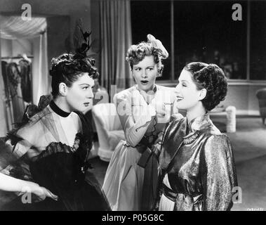 Original Film Titel: DIE FRAUEN. Englischer Titel: DIE FRAUEN. Regisseur: George Cukor. Jahr: 1939. Stars: Joan Fontaine; Norma Shearer; Rosalind Russell. Credit: MGM /Album Stockfoto