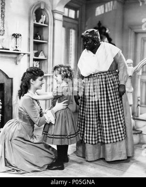 Original Film Titel: Der kleine Oberst. Englischer Titel: Der kleine Oberst. Regisseur: David Butler. Jahr: 1935. Stars: HATTIE MCDANIEL; Shirley Temple. Quelle: 20th Century Fox/Album Stockfoto