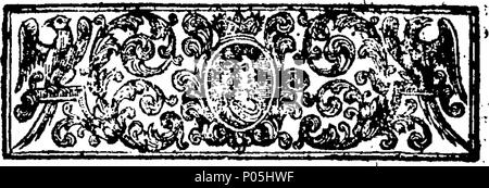 . Englisch: Fleuron aus Buch: ein Dialog zwischen einem kurat und ein Land - Mensch, der über die Englisch-Service oder Gemeinsame - Gebet - Buch von England. 89 ein Dialog zwischen einem kurat und ein Land - Mensch, der über die Englisch-Service oder Gemeinsame - Gebet - Buch von England Fleuron T 123734-4 Stockfoto