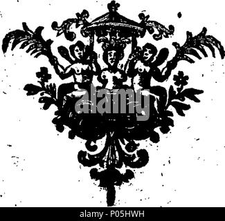 . Englisch: Fleuron aus Buch: ein Dialog zwischen einem kurat und ein Land - Mensch, der über die Englisch-Service oder Gemeinsame - Gebet - Buch von England. 89 ein Dialog zwischen einem kurat und ein Land - Mensch, der über die Englisch-Service oder Gemeinsame - Gebet - Buch von England Fleuron T 123734-6 Stockfoto