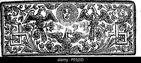 . Englisch: Fleuron aus Buch: ein Dialog in den Farbtönen: zwischen Frau Morley und Frau Freeman. Enthält eine Übersicht über die wesentlichen Ereignisse in ihrer Vergangenheit leben. 89 einen Dialog im Schatten - zwischen Frau Fleuron T 000735-1 Stockfoto