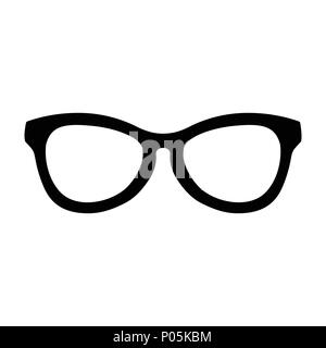 Einfach coole Brille Vektor Symbol Grafik Logo Design Stock Vektor