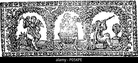 . Englisch: Fleuron aus Buch: Ein Diskurs über die Auferstehung von Jesus Christus. In drei Teile. ... Durch Humphry Ditton, ... 91 ein Diskurs über die Auferstehung von Jesus Christus. In drei Teile. - Durch Humphry Ditton, - Fleuron T 115865-6 Stockfoto