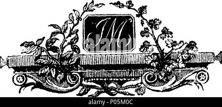 . Englisch: Fleuron aus Buch: Ein Diskurs über eine Beerdigung Anlass geliefert, im Haus der Begegnung der Menschen, Quäker, in Poole. Durch eine weibliche dieser Gesellschaft. 91 ein Diskurs über eine Beerdigung Anlass geliefert, im Haus der Begegnung der Menschen, Quäker, in Poole Fleuron T 222915-1 Stockfoto