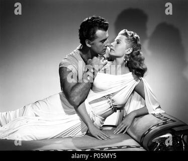 Original Film Titel: Salome. Englischer Titel: SALOME: der Tanz der sieben Schleier. Regisseur: WILLIAM DIETERLE. Jahr: 1953. Stars: SALOME, Stewart Granger; Rita Hayworth. Quelle: Columbia Pictures/Album Stockfoto