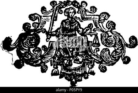 . Englisch: Fleuron aus Buch: eine vertraute lehrreich Dialog, der in der vergangenen Woche geschah in einer Taverne in der Nähe des Royal-Exchange, zwischen einer herausragenden Kaufmann von Dünkirchen, einer Ihrer großen Politiker dort, und ein englischer Mitglied des Parlaments, der mit ihm in die Stadt, wenn ihre Zwischenaufenthalte so viel von wurden zugunsten der jungen Chevalier, &c. Gesprochen kennen Wobei ein Großteil der politischen Entwürfen des Cours von Frankreich, mit vielen anderen Angelegenheiten in Bezug auf Großbritannien, und berühren die heutigen imaginären Frieden, sind in einer wahren Licht gesetzt. Für die rechtzeitige Information der P konzipiert Stockfoto