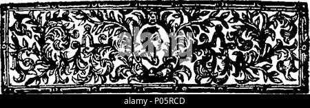 . Englisch: Fleuron aus Buch: ein weiter Untersuchung von Dr. Clarke's Vorstellungen von Raum; mit einigen Überlegungen über die Möglichkeit der ewigen Schöpfung. In Beantwortung von Herrn John Clarke's Verteidigung von Dr. Samuel Clarke's Demonstration &c. Zu denen hinzugefügt werden einige Bemerkungen zu Herrn Jackson's Ausnahmen Dr. Clarke Vorstellungen von Raum untersucht: in seiner Existenz und Einheit &c. Von Joseph Clarke M. A. Fellow des Magdalen College Cambridge. 98 Eine weitere Prüfung der Dr. Clarke's Vorstellungen von Raum; mit einigen Überlegungen über die Möglichkeit der ewigen Schöpfung Fleuron N 008727-3 Stockfoto