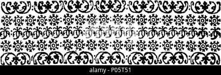 . Englisch: Fleuron aus Buch: Eine französische Grammatik: oder, eine neue und einfache Methode, um Französisch zu lernen in kurzer Zeit zu sprechen. ... Von J. Daubichon, ... 100 eine französische Grammatik - oder, eine neue und einfache Methode, um Französisch zu lernen in kurzer Zeit Fleuron T 088888-2 zu sprechen Stockfoto