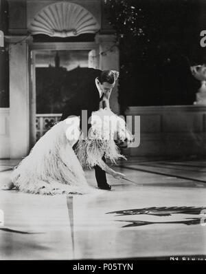Original Film Titel: TOP HAT. Englischer Titel: TOP HAT. Regisseur: MARK SANDRICH. Jahr: 1935. Stars: Ginger Rogers und Fred Astaire. Credit: RKO/Album Stockfoto