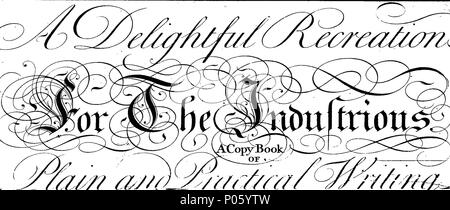 . Englisch: Fleuron aus Buch: eine herrliche Erholung für die fleißig. Eine Kopie der Ebene und praktische... Erfunden und durch, William Brooks durchgeführt. ... Georgius Bickham Londini sculp. 81 Eine herrliche Erholung für die fleißigen Fleuron T 117312-5 Stockfoto
