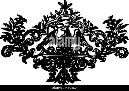 . Englisch: Fleuron aus Buch: eine Demonstration des Messias. In denen die Wahrheit der christlichen Religion erwiesen ist, gegen alle Feinde davon; aber vor allem gegen die Juden. In drei Teile. Durch ... Richard spät Herrn Bischof von Bath und Wells. 81 eine Demonstration der Messias Fleuron T 082372-44 Stockfoto