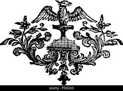 . Englisch: Fleuron aus Buch: eine Demonstration von der Wahrheit der christlichen Religion, die aus dem Lateinischen von Socinius. Nach dem Steinfurt kopieren. Mit dem Präfix ", einen kurzen Bericht über sein Leben. 81 eine Demonstration von der Wahrheit der christlichen Religion, die aus dem Lateinischen von Socinius Fleuron T 101443-10 Stockfoto