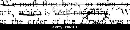 . Englisch: Fleuron aus Buch: eine Beschreibung von Stonehenge, Abiry, &c. in Wiltshire. Mit einem Konto der Lernen und Disziplin der Druiden. Zu dem wird hinzugefügt, ein Konto von Antiquitäten auf Salisbury Plain. 84 Eine Beschreibung der Stonehenge, Abiry usw. Fleuron T 070897-4 Stockfoto