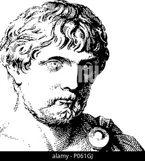 . Englisch: Fleuron aus Buch: Eine Beschreibung der Antiquitäten und Kuriositäten in Wilton-House. Illustriert mit 25 Stichen von einigen der Hauptstadt Statuen, bustos und Reliefs. In dieser Arbeit sind die Anekdoten und Erläuterungen von Thomas Earl of Pembroke, der diese Antiquitäten gesammelt, jetzt zuerst von seiner Herrschaft Mss veröffentlicht eingeführt. Von James Kennedy. 84 Eine Beschreibung der Antiquitäten und Kuriositäten in Wilton-House Fleuron T 067296-41 Stockfoto