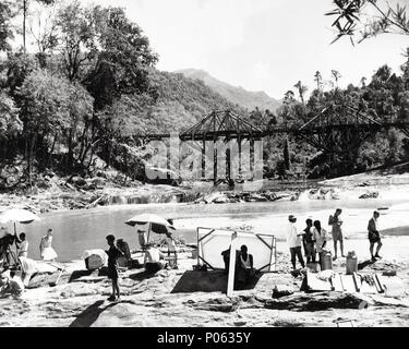 Original Film Titel: DIE BRÜCKE AM RIVER KWAI. Englischer Titel: DIE BRÜCKE AM RIVER KWAI. Regisseur: David Lean. Jahr: 1957. Quelle: Columbia Pictures/Album Stockfoto