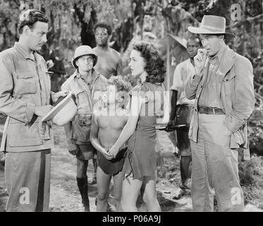 Original Film Titel: TARZAN'S SECRET TREASURE. Englischer Titel: TARZAN'S SECRET TREASURE. Regisseur: RICHARD THORPE. Jahr: 1941. Stars: Philip DORN; Maureen O'SULLIVAN; BARRY FITZGERALD, TOM CONWAY; JOHNNY SHEFFIELD. Credit: MGM /Album Stockfoto