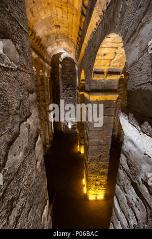 Gefängnis von Dara antike Stadt in Mardin, Türkei. Stockfoto