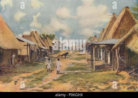 "Eine Native Village, Panama, 1916. Artist: Panama Marine. Stockfoto