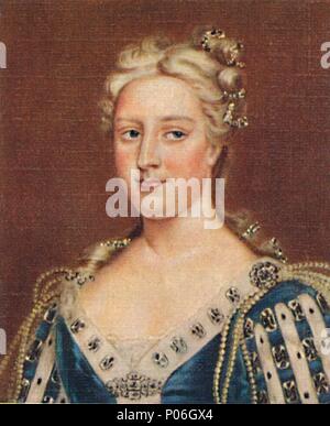 "Caroline von Ansbach", 1935. Artist: Unbekannt. Stockfoto