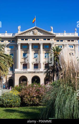Militärregierung - Barcelona Spanien/Gebäude der Militärregierung (Regierung Militar) in Barcelona, Spanien Stockfoto