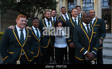 Johannesburg, Südafrika. 8. Juni 2018. Allgemeine Ansichten während der Südafrikanische Springböcke team Foto, Tsogo Sun Montecasino Hotel Johannesburg Credit: Aktion plus Sport/Alamy leben Nachrichten Stockfoto