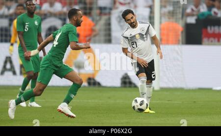 Leverkusen, Deutschland. 08 Juni, 2018 firo Fußball: Fußball: 08.06.2018 Nationalmannschaft Testspiel: Deutschland - Saudi-arabien ILKAY GUNDOGAN | Verwendung der weltweiten Kredit: dpa/Alamy leben Nachrichten Stockfoto